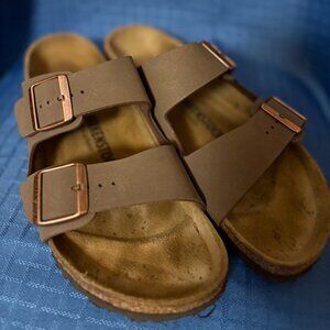 Birkenstock Arizona Sandals Birkibuc Mocha Size 11 EU 42